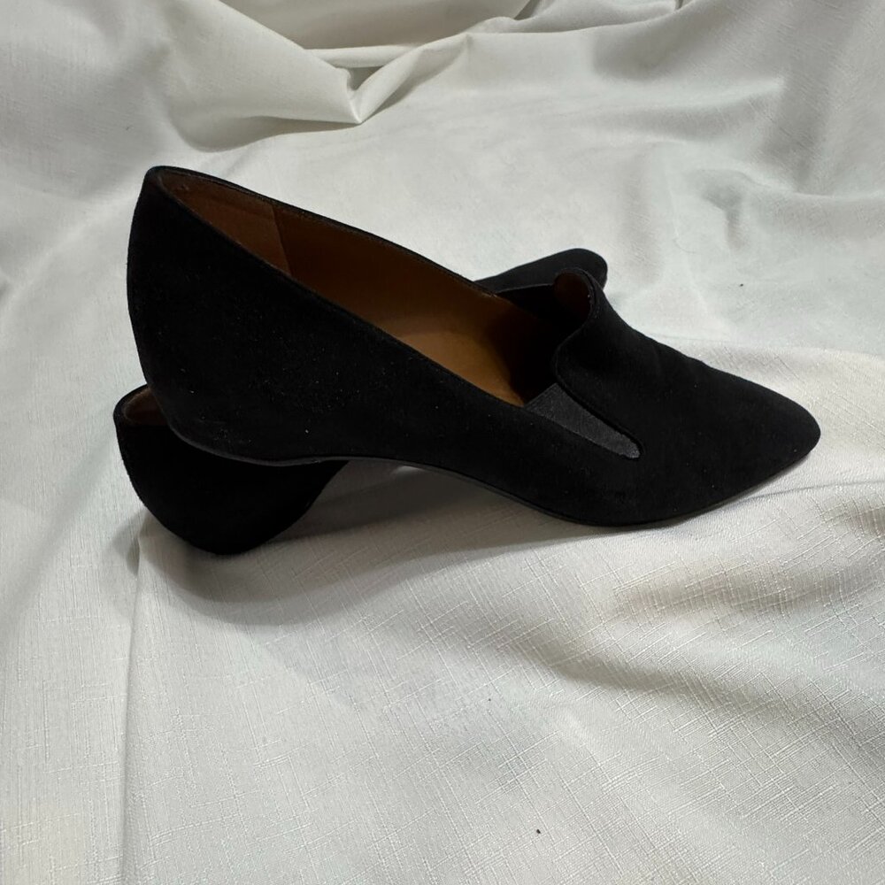 Aquatalia Black Suede Flats